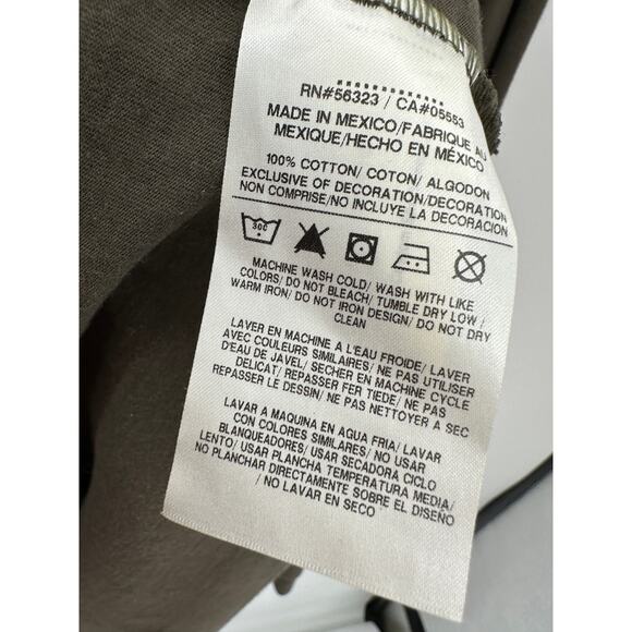 Nike Olive Army Green Air Force Flying Tigers Graphic T-Shirt Long Sleeve  XXL - Picture 6 of 7